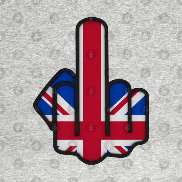 Union Jack The Finger by SolarCross
